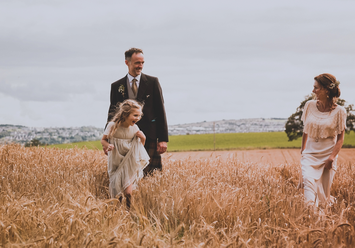 61 A vintage dress for a wedding in a Scottish mansion