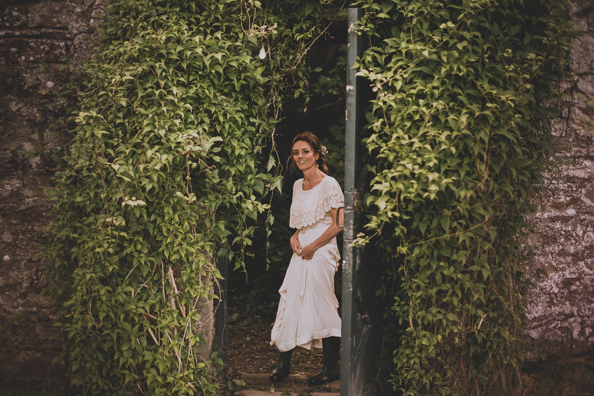 65 A vintage dress for a wedding in a Scottish mansion