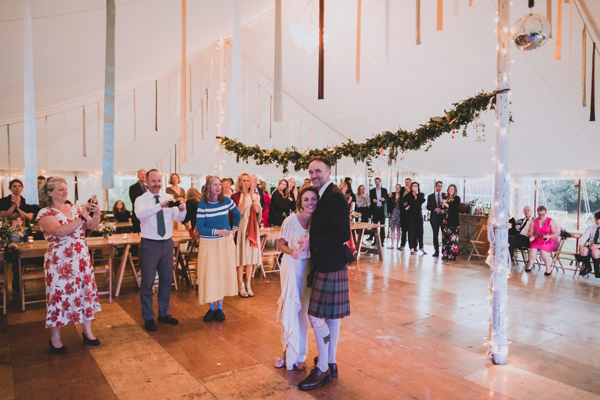 79 A vintage dress for a wedding in a Scottish mansion