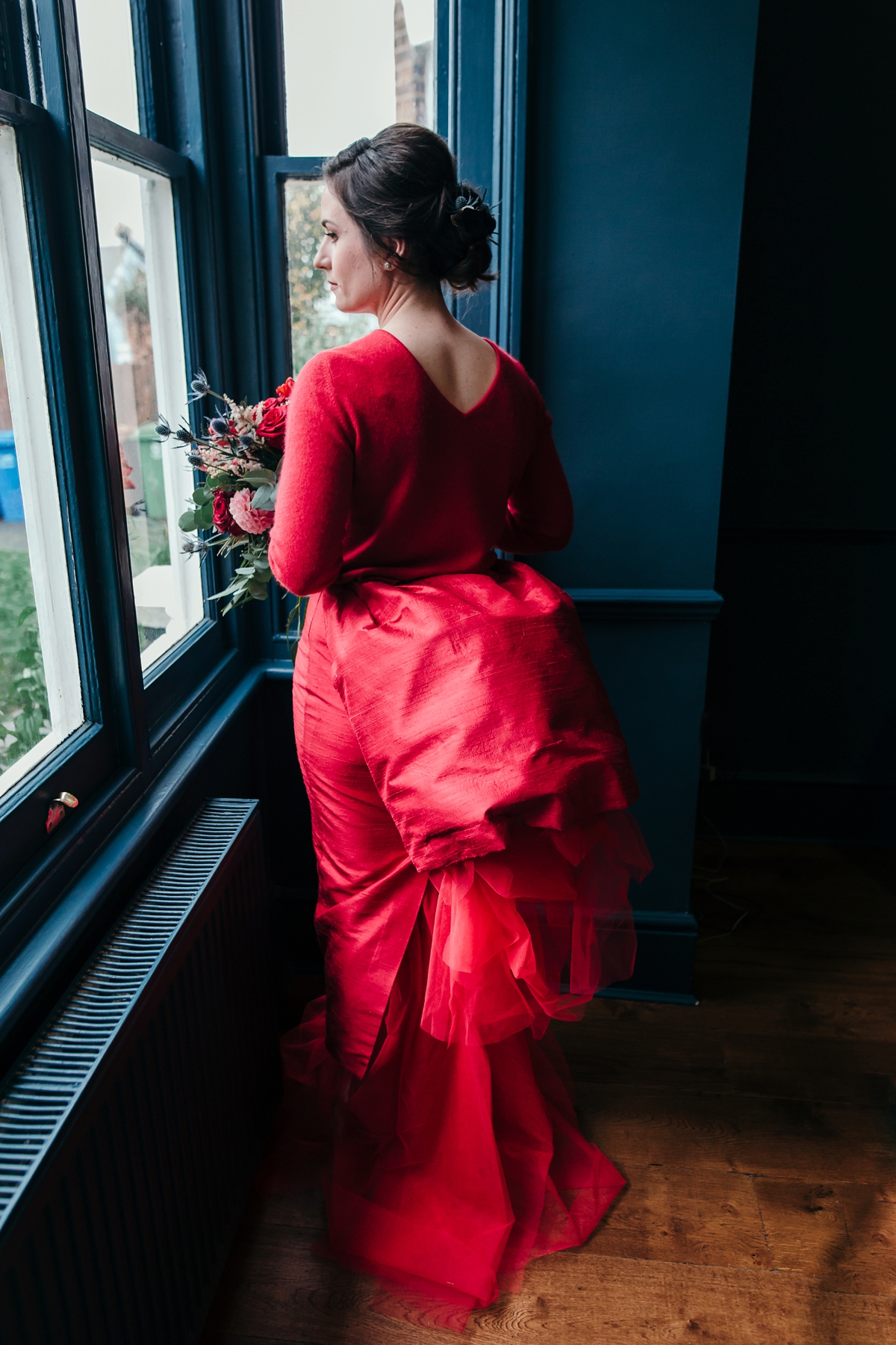8 Red wedding dress