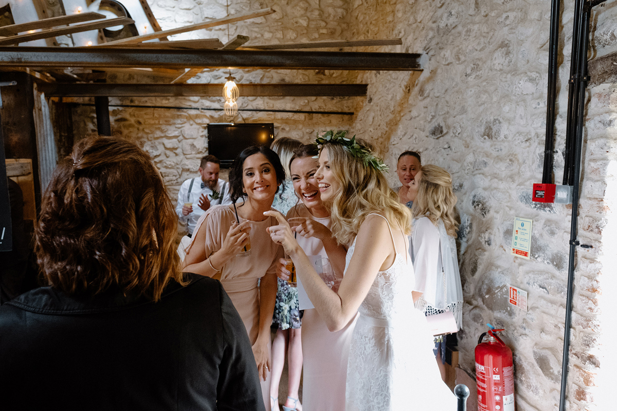 9 A romantic bohemian Northern Ireland wedding - An Anais Annette Gown and a Crown of Flowers for a Romantic and Bohemian Northern-Irish Wedding 9 A romantic bohemian Northern Ireland wedding