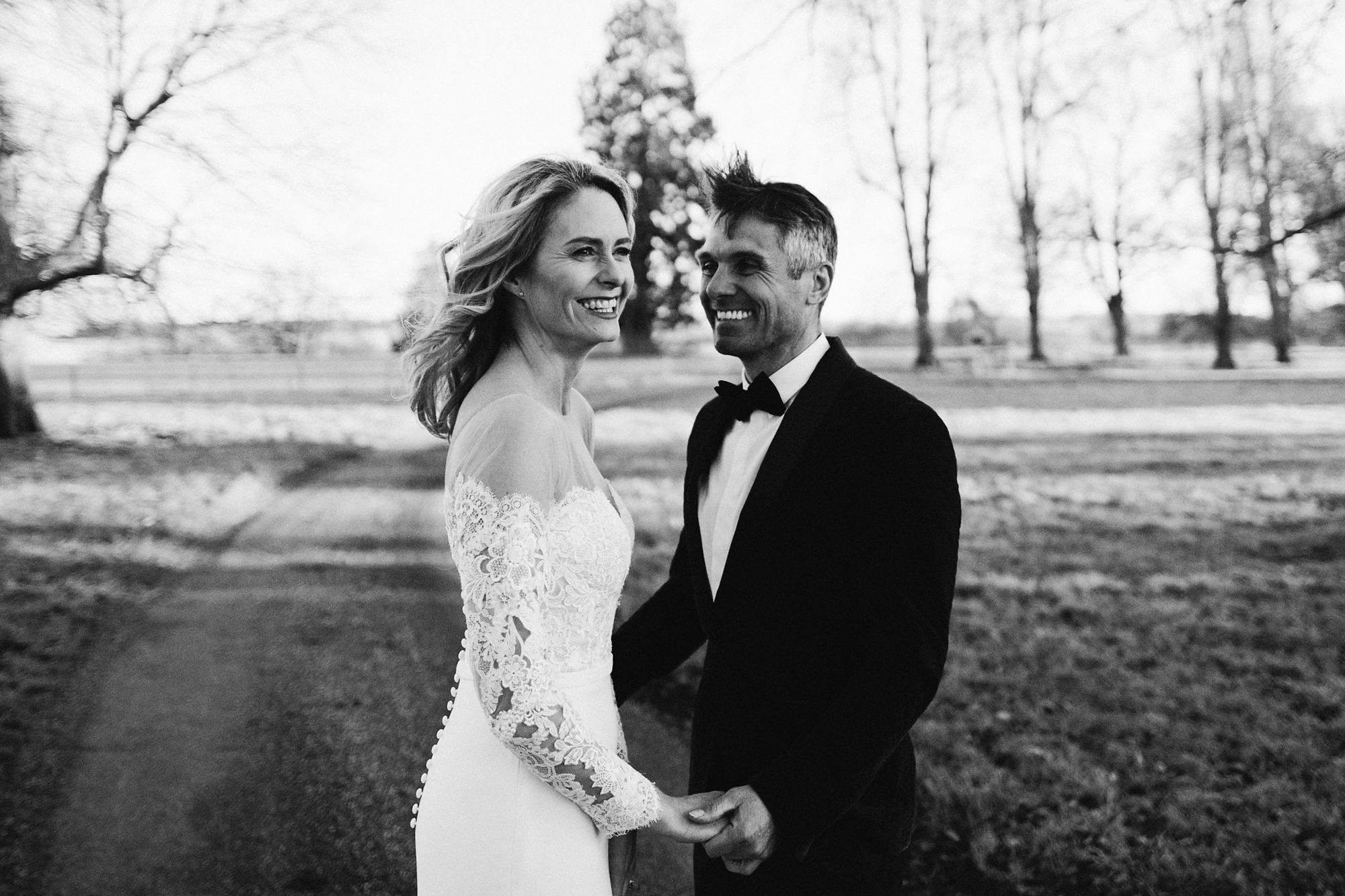 Beautiful mature older couple on their wedding day