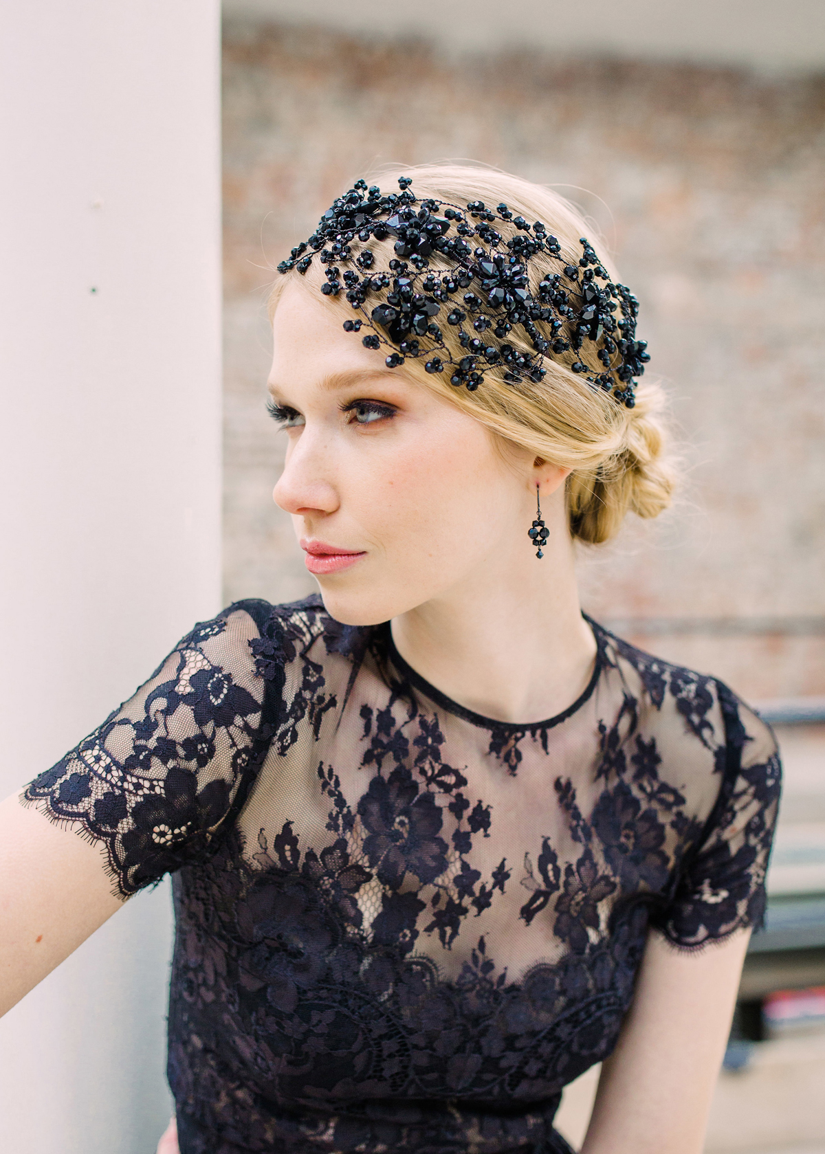 Dahlia Headdress Hermione Harbutt AmyOBoyle Photography 12 595 pounds - Modern, Contemporary and Avant Garde Occasionwear Headpieces by Artisan Designer Hermione Harbutt Dahlia Headdress Hermione Harbutt AmyOBoyle Photography 12 595 pounds