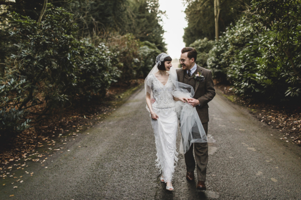 Art Deco Style for a Glamorous Mid-Winter Wedding