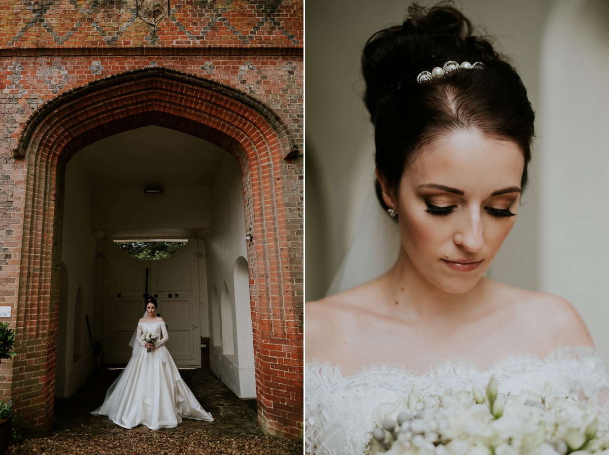 Liv wearing a gorgeous gown from The Pantiles Bride - Nicole Photography