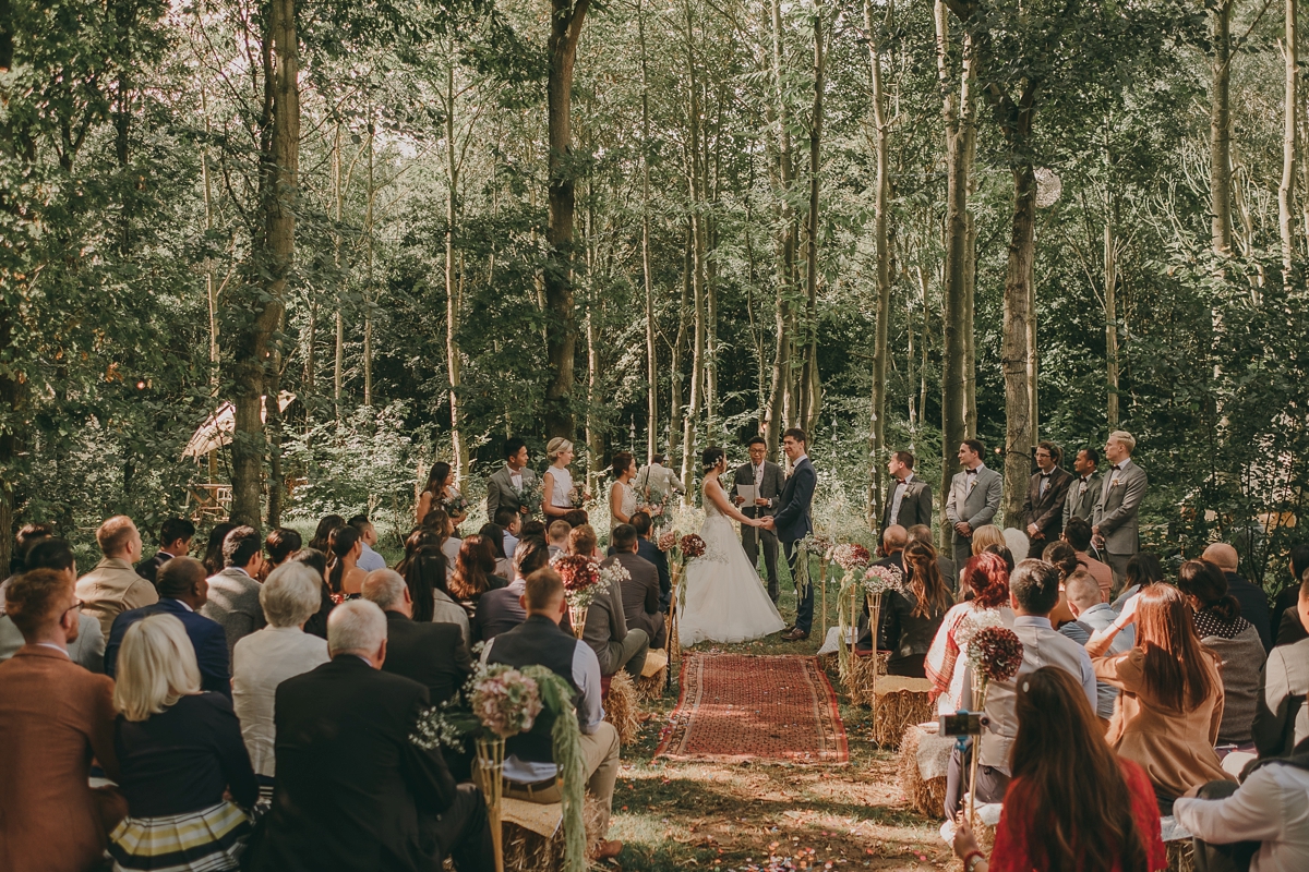 10 A festival inspired woodland wedding