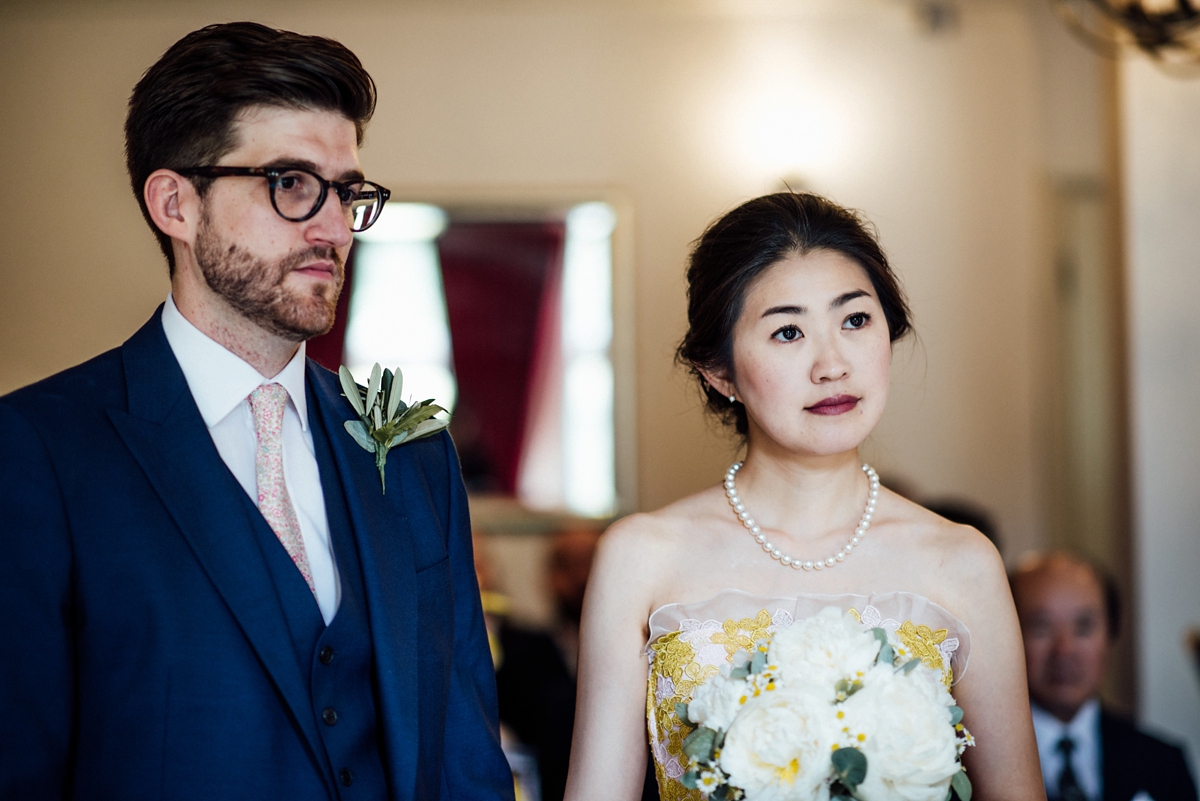 11 A Giambattista Valli dress for a multicultural and Japanese influenced London pub wedding