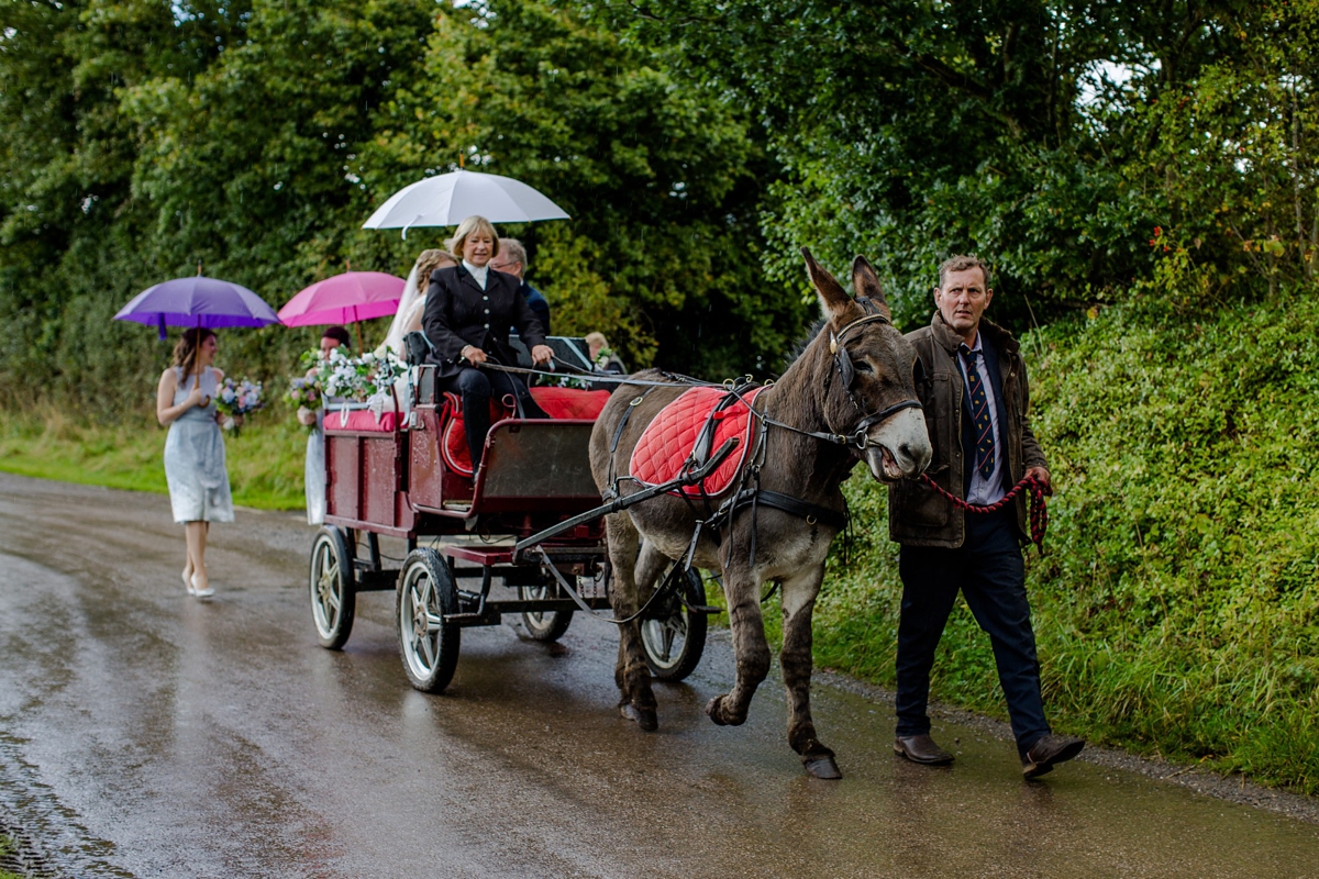 11 A Ronald Joyce gown for a romantic English country wedding in Devon