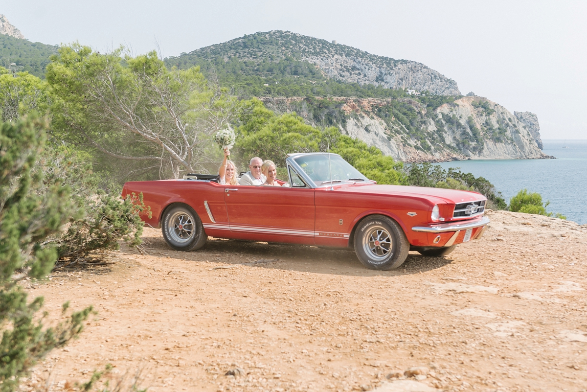 12 A Rue de Seine gown for a magical mountain top wedding in Ibiza