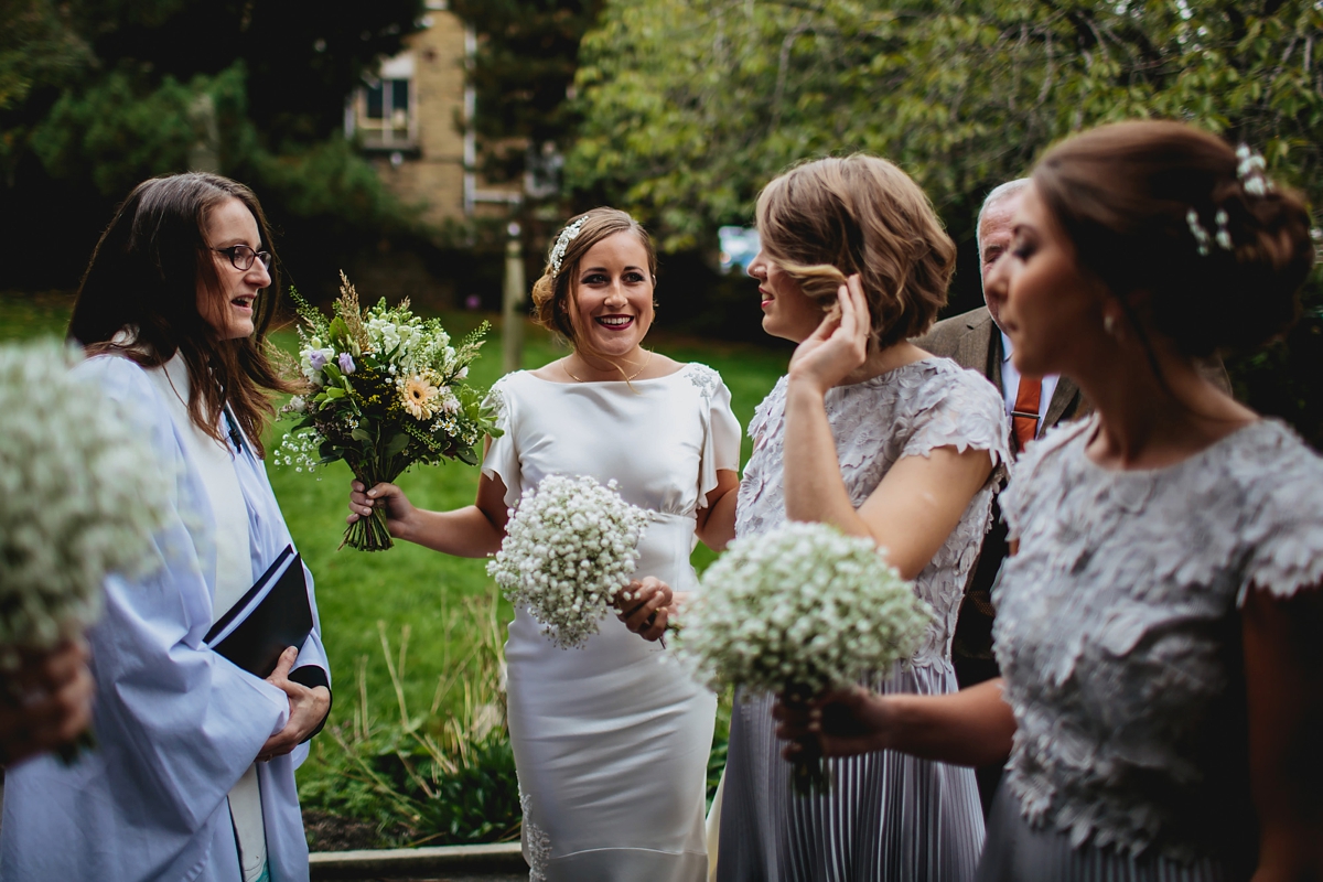 15 A 1930s inspired dress for a local wedding with an elegant industrial twist