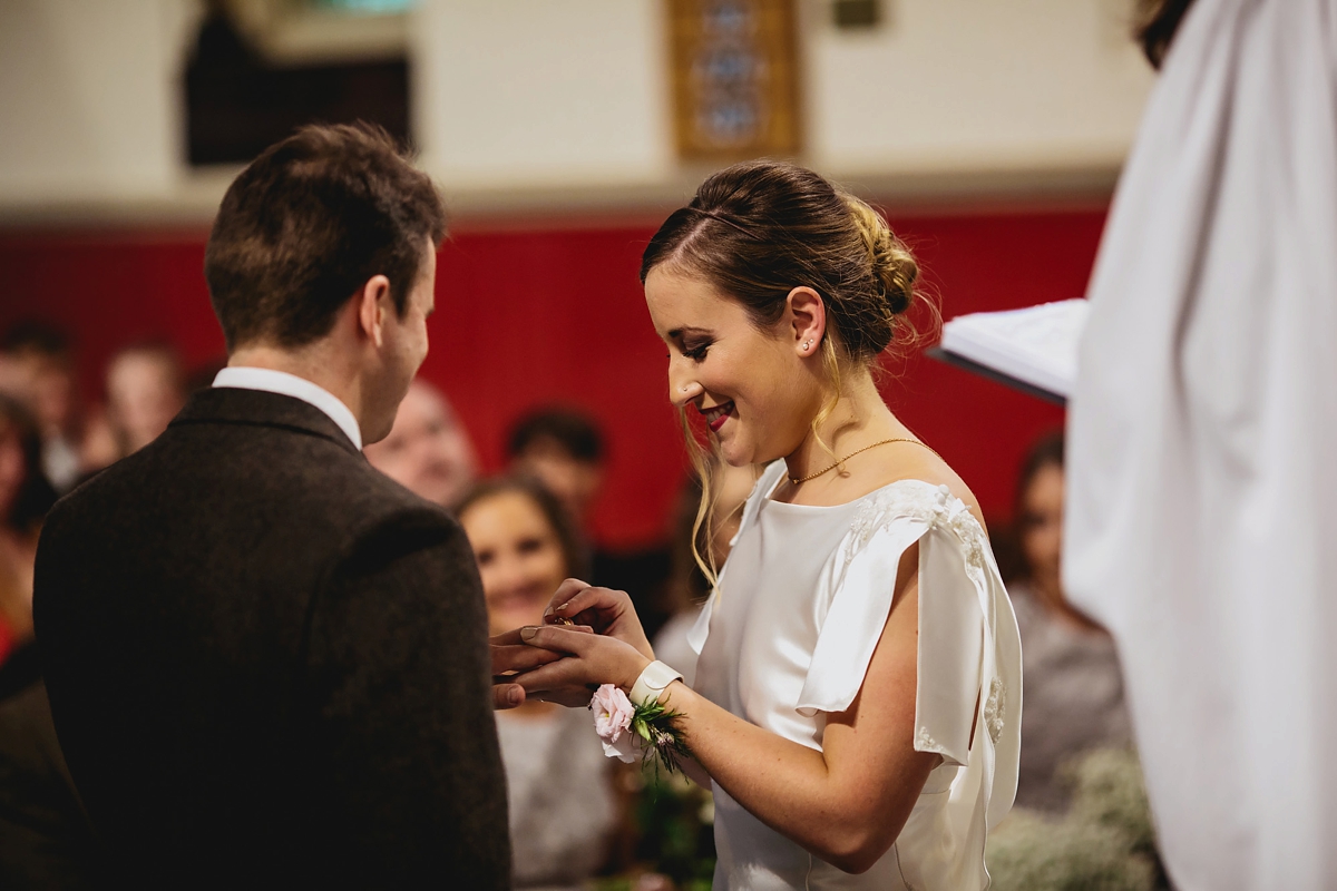 17 A 1930s inspired dress for a local wedding with an elegant industrial twist