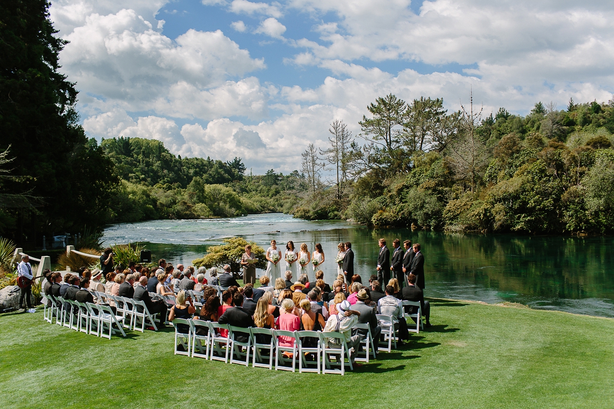 17 A Bo and Luca dress for a luxury retreat wedding in New Zealand