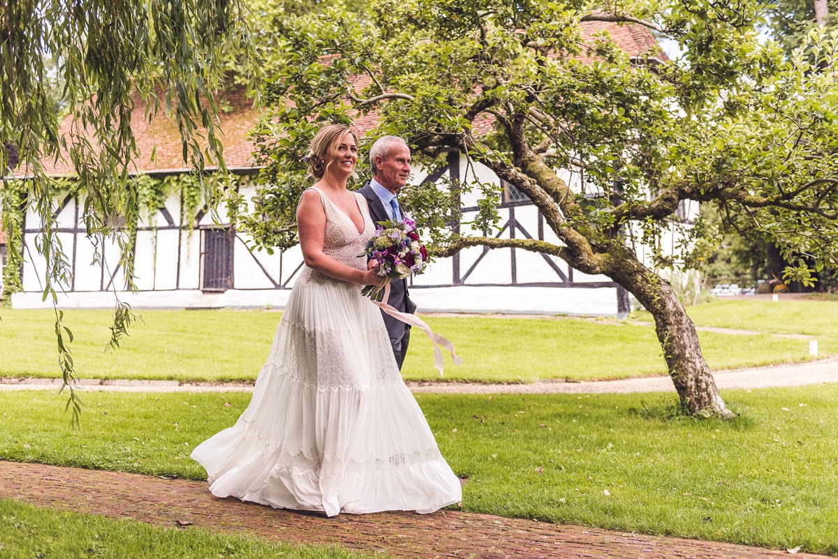 17 An Inbal Raviv dress for a fun outdoor wedding full of jewel colours