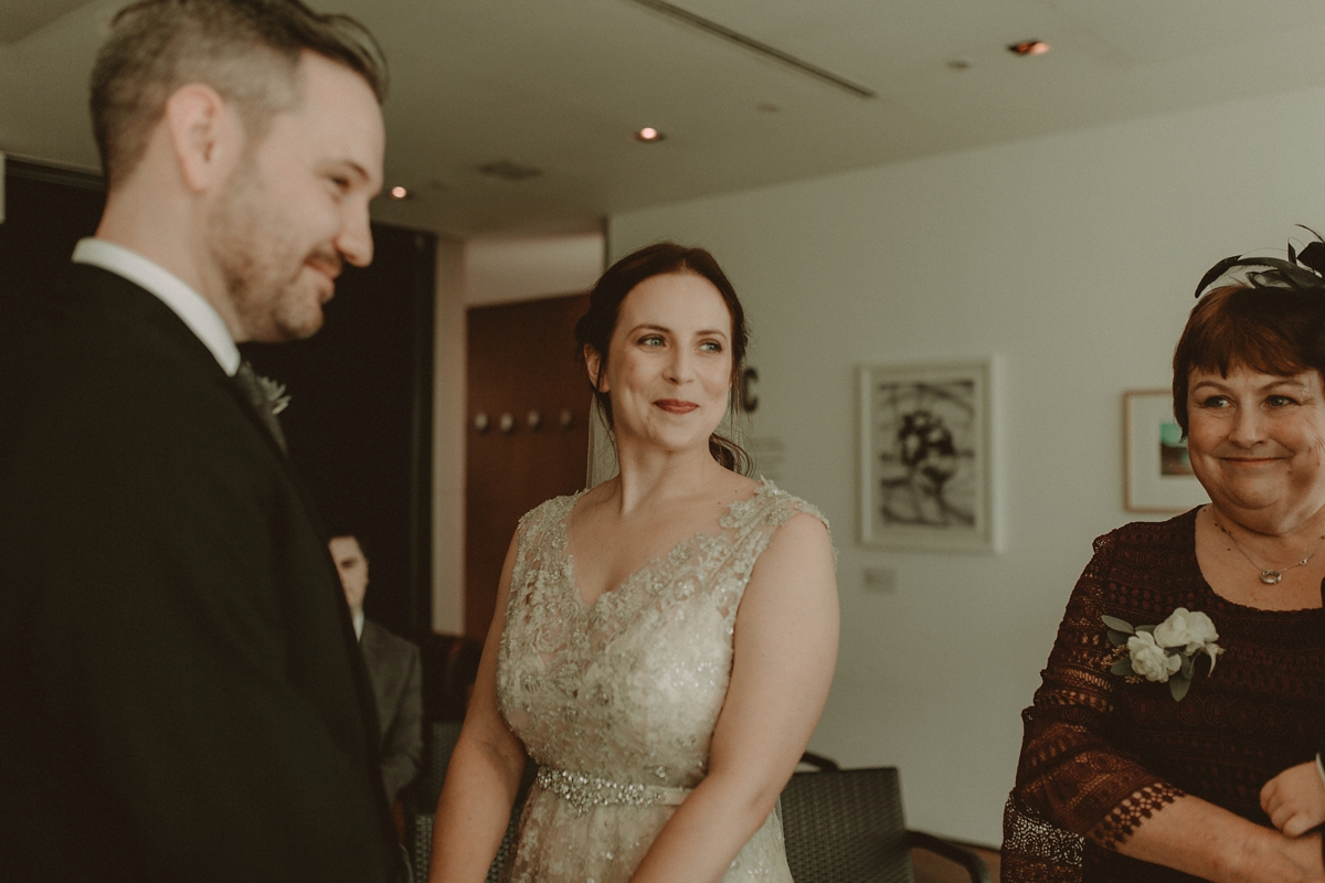 18 A Maggie Sottero gown for a Baltic Contemporary Art Gallery wedding in Gateshead