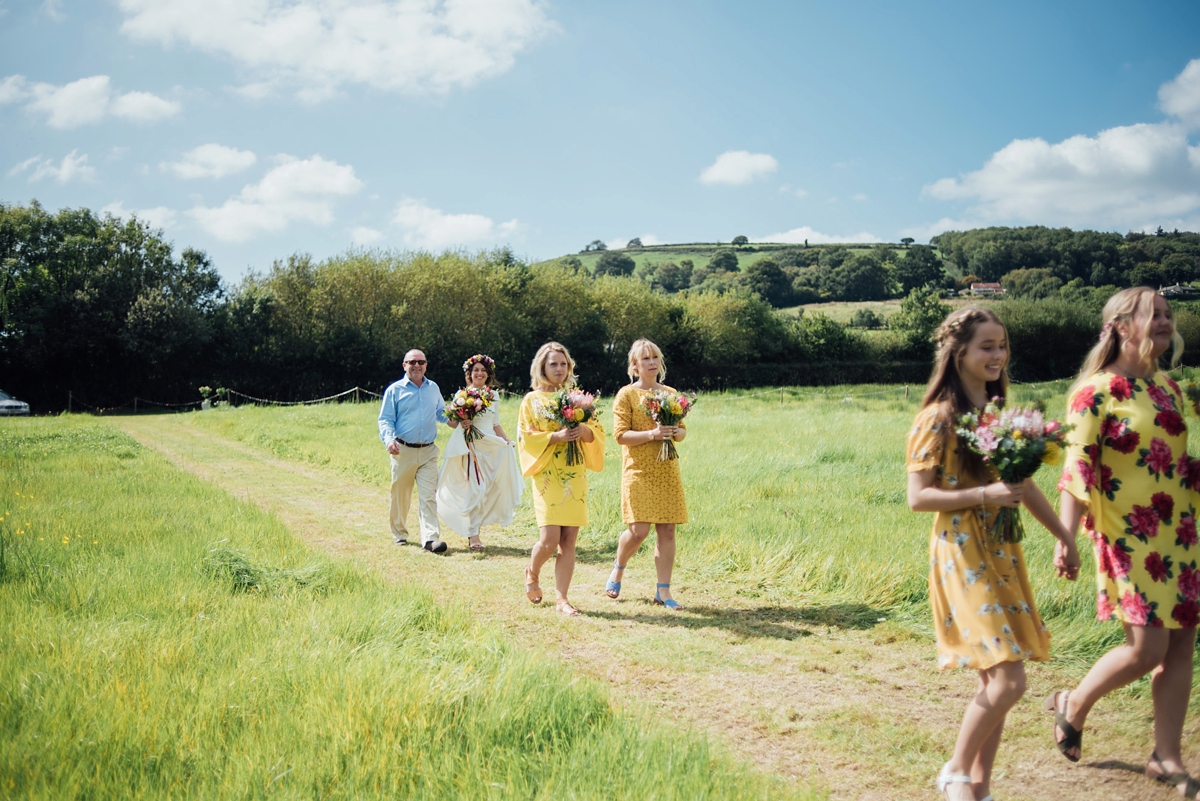 20 A handmade and natural outdoor wedding in Devon