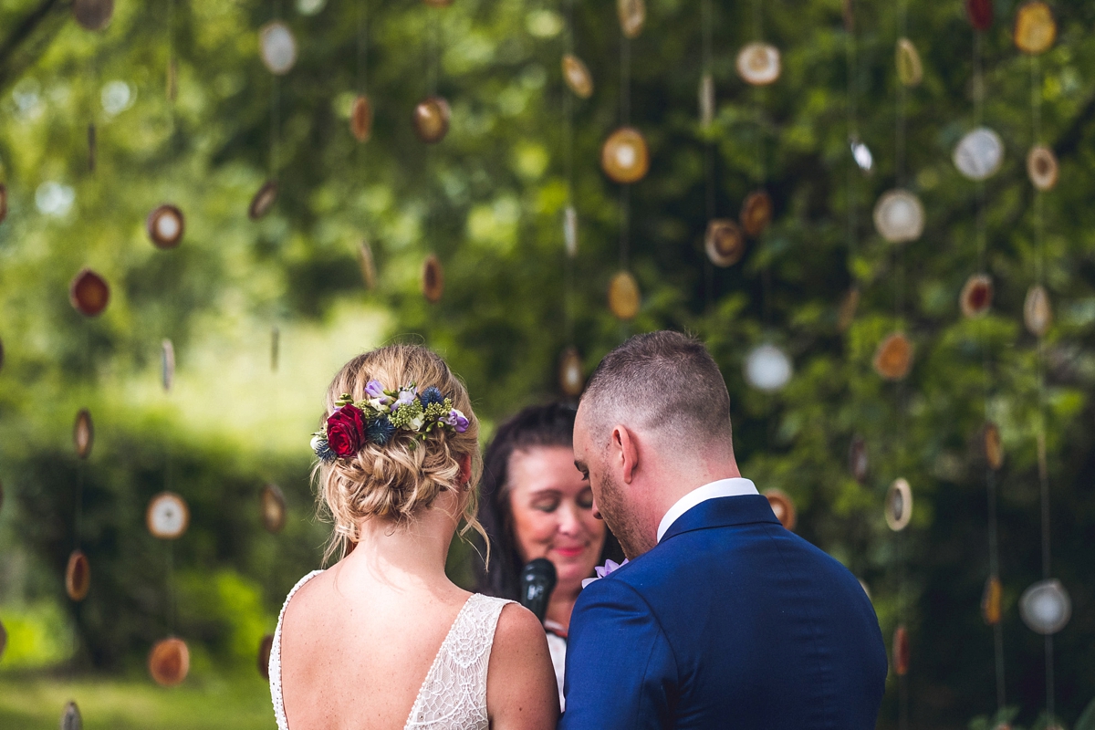 20 An Inbal Raviv dress for a fun outdoor wedding full of jewel colours