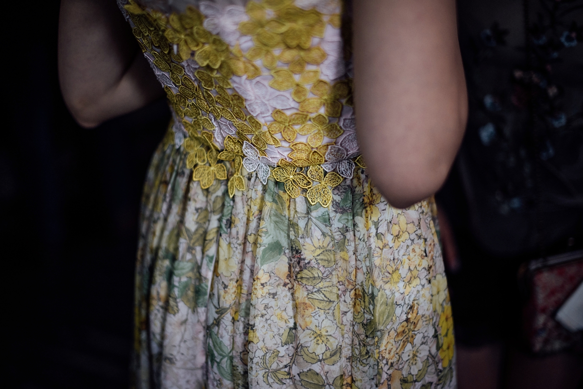21 A Giambattista Valli dress for a multicultural and Japanese influenced London pub wedding