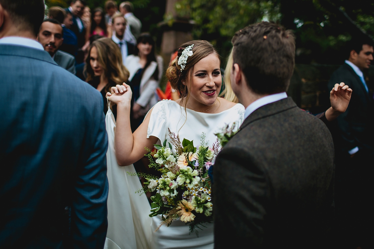 23 A 1930s inspired dress for a local wedding with an elegant industrial twist