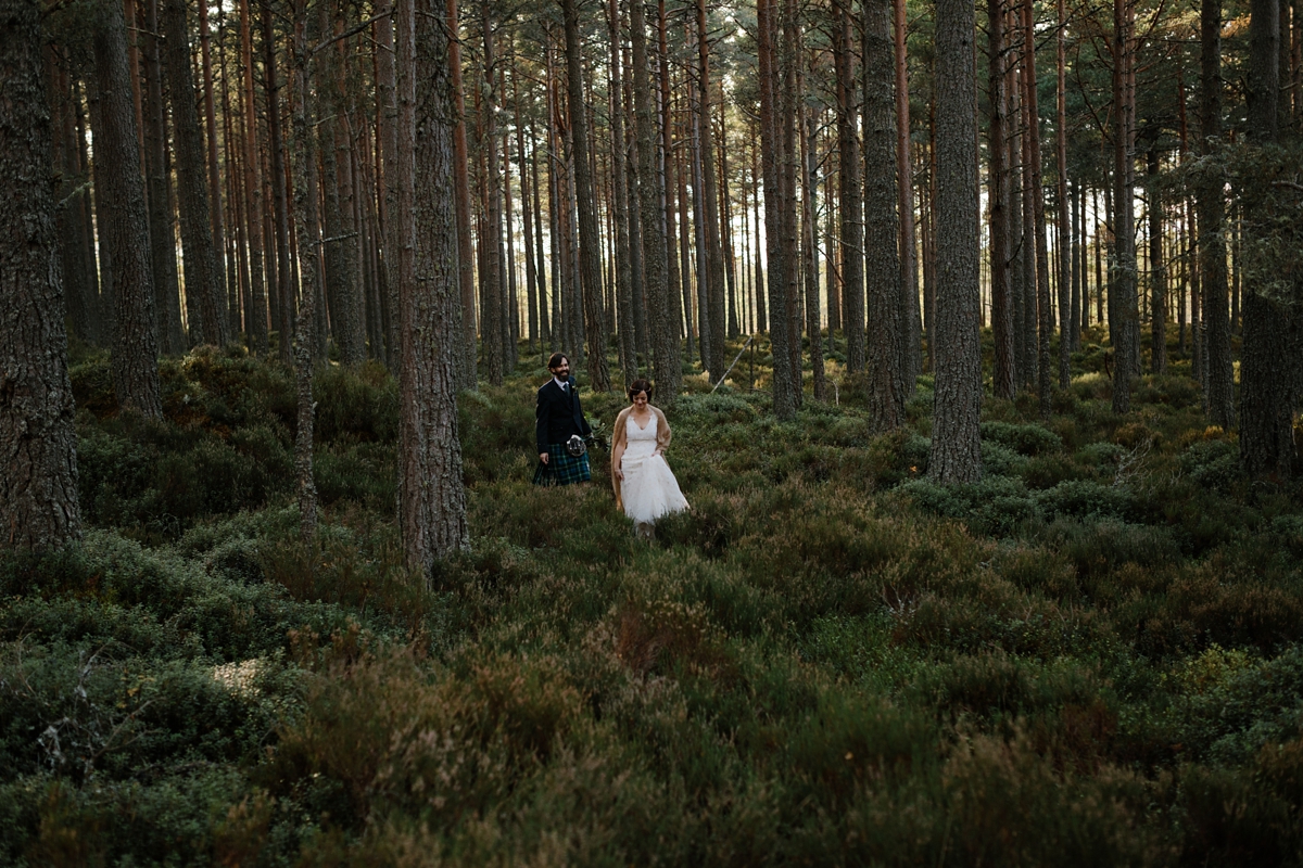 24 A Humanist handfasting wedding in the Woods Dell of Abernethy Inverness Scotland