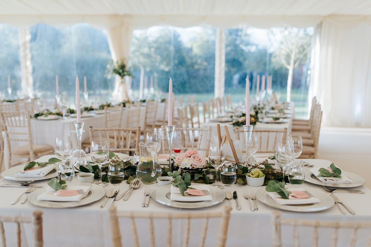 25 A Stephanie Allin gown for a family garden party wedding