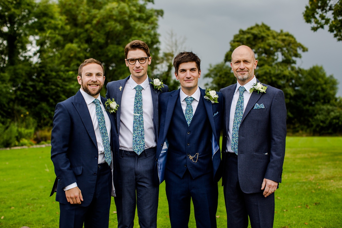 26 A Ronald Joyce gown for a romantic English country wedding in Devon