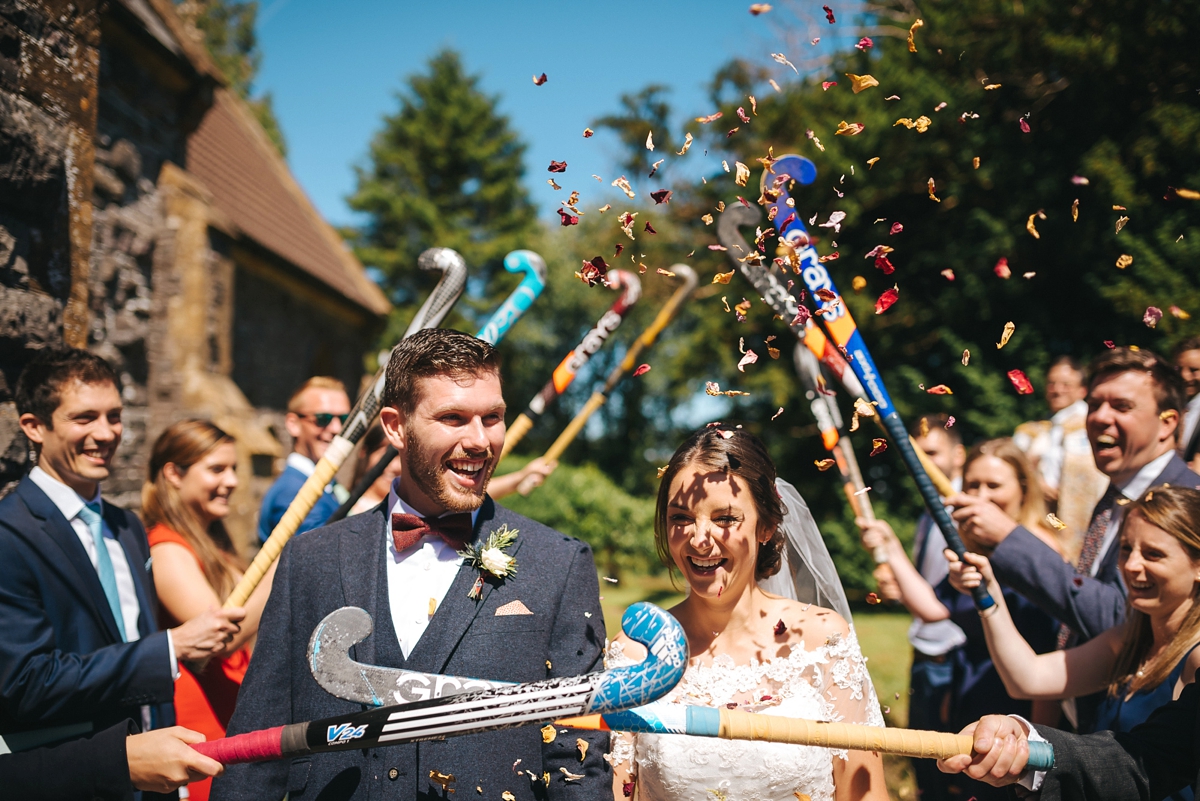 26 A Sassi Holford gown for a festival style tipi wedding