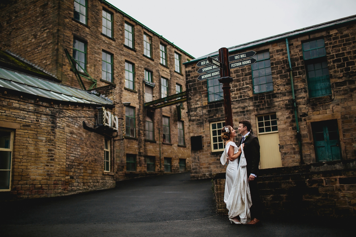 27 A 1930s inspired dress for a local wedding with an elegant industrial twist