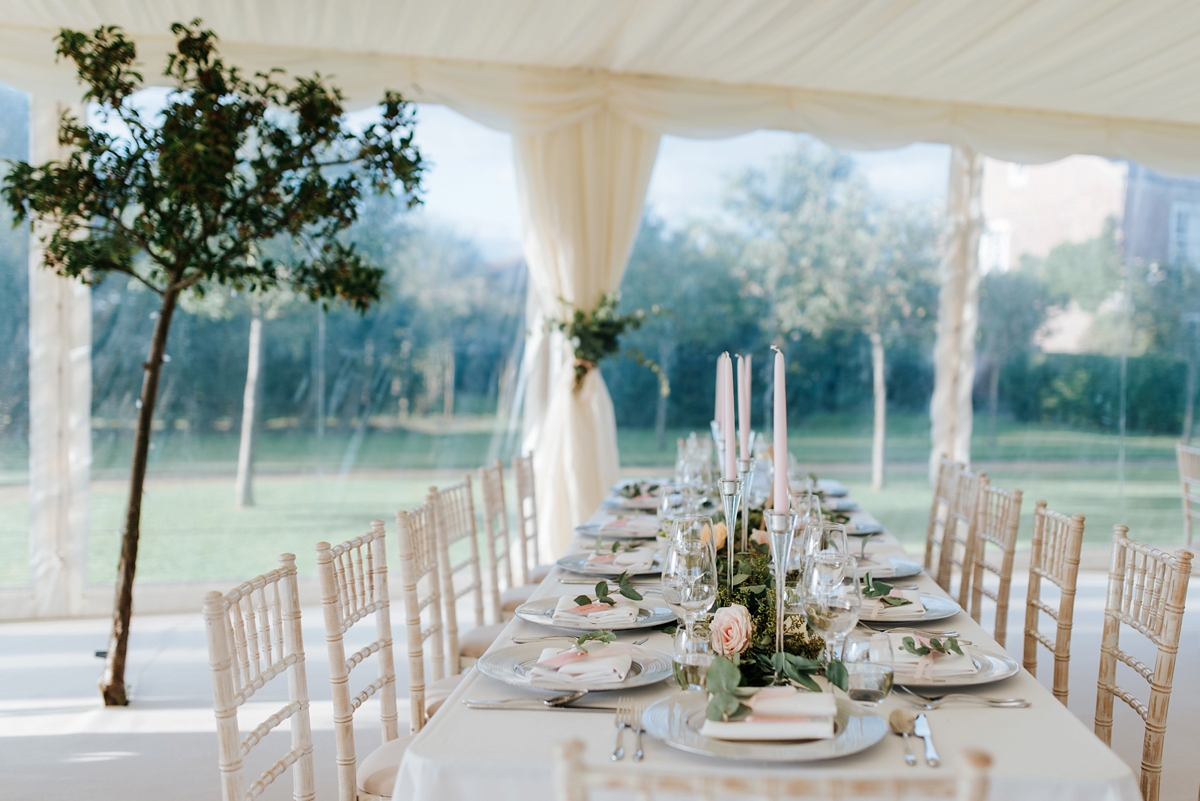 27 A Stephanie Allin gown for a family garden party wedding