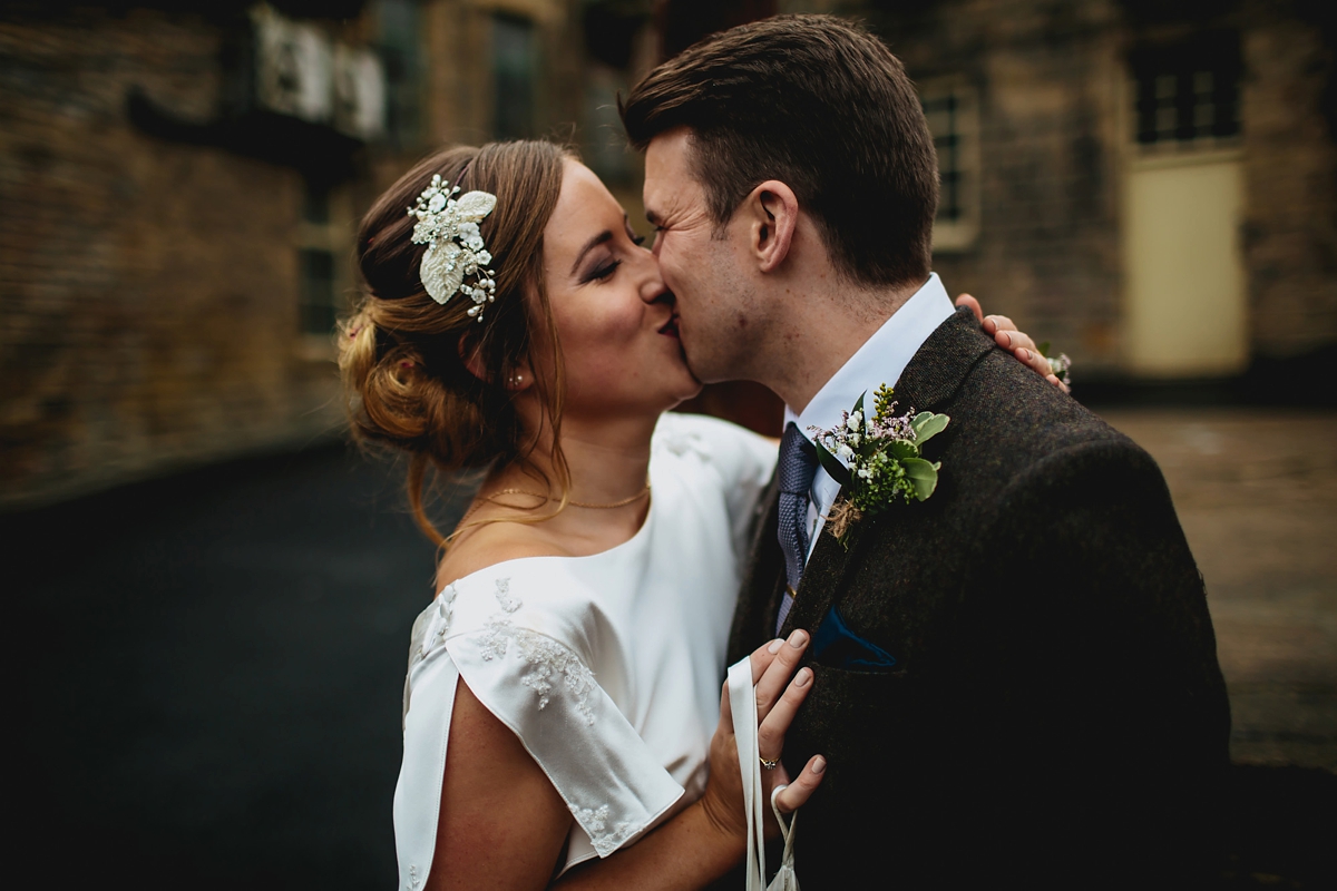 28 A 1930s inspired dress for a local wedding with an elegant industrial twist