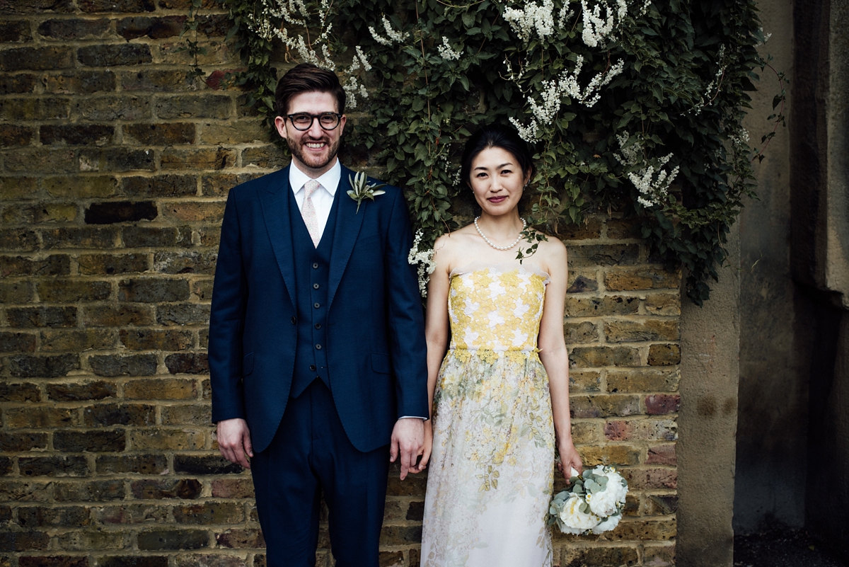 31 A Giambattista Valli dress for a multicultural and Japanese influenced London pub wedding