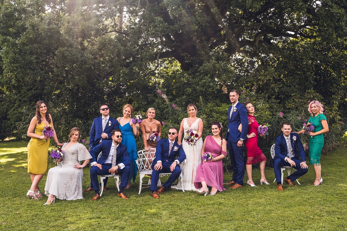 33 An Inbal Raviv dress for a fun outdoor wedding full of jewel colours