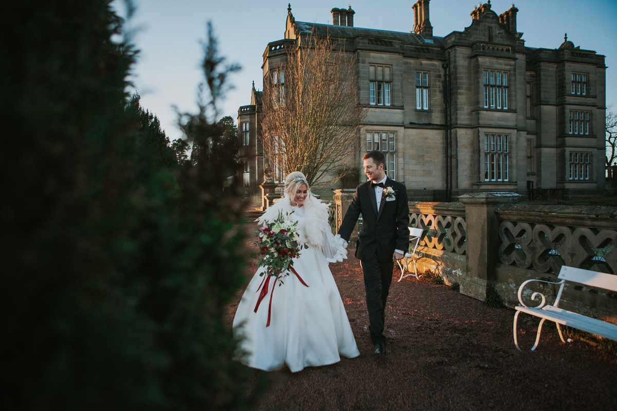 34 A Pronovias gown for a glamorous winter wedding