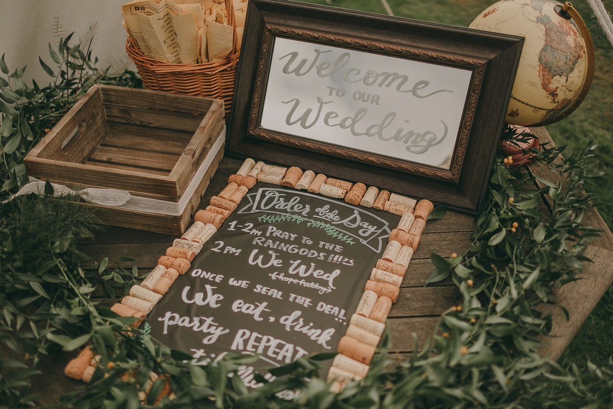 35 A festival inspired woodland wedding