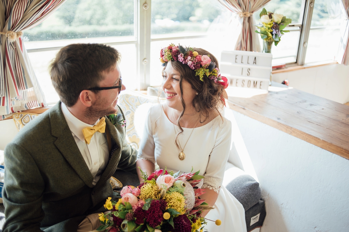 35 A handmade and natural outdoor wedding in Devon