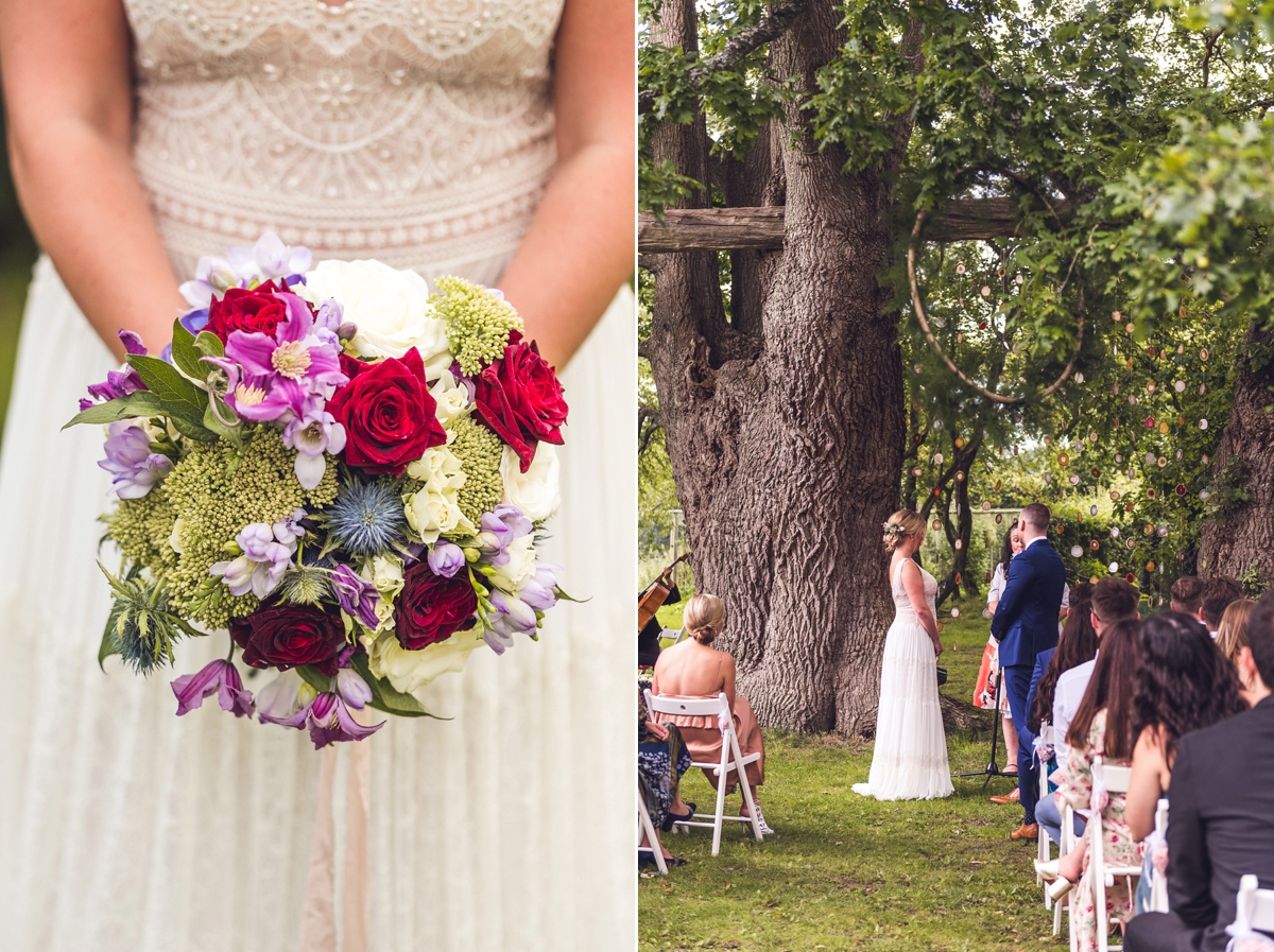 36 An Inbal Raviv dress for a fun outdoor wedding full of jewel colours