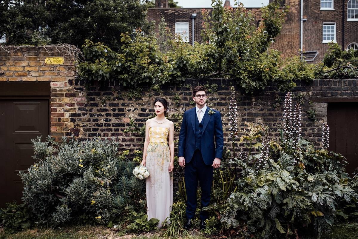 38 A Giambattista Valli dress for a multicultural and Japanese influenced London pub wedding