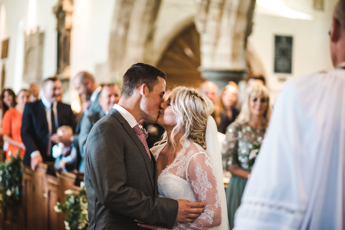 39 A Tara Keely dress for a beautiful wedding at Warborne Farm in the New Forest