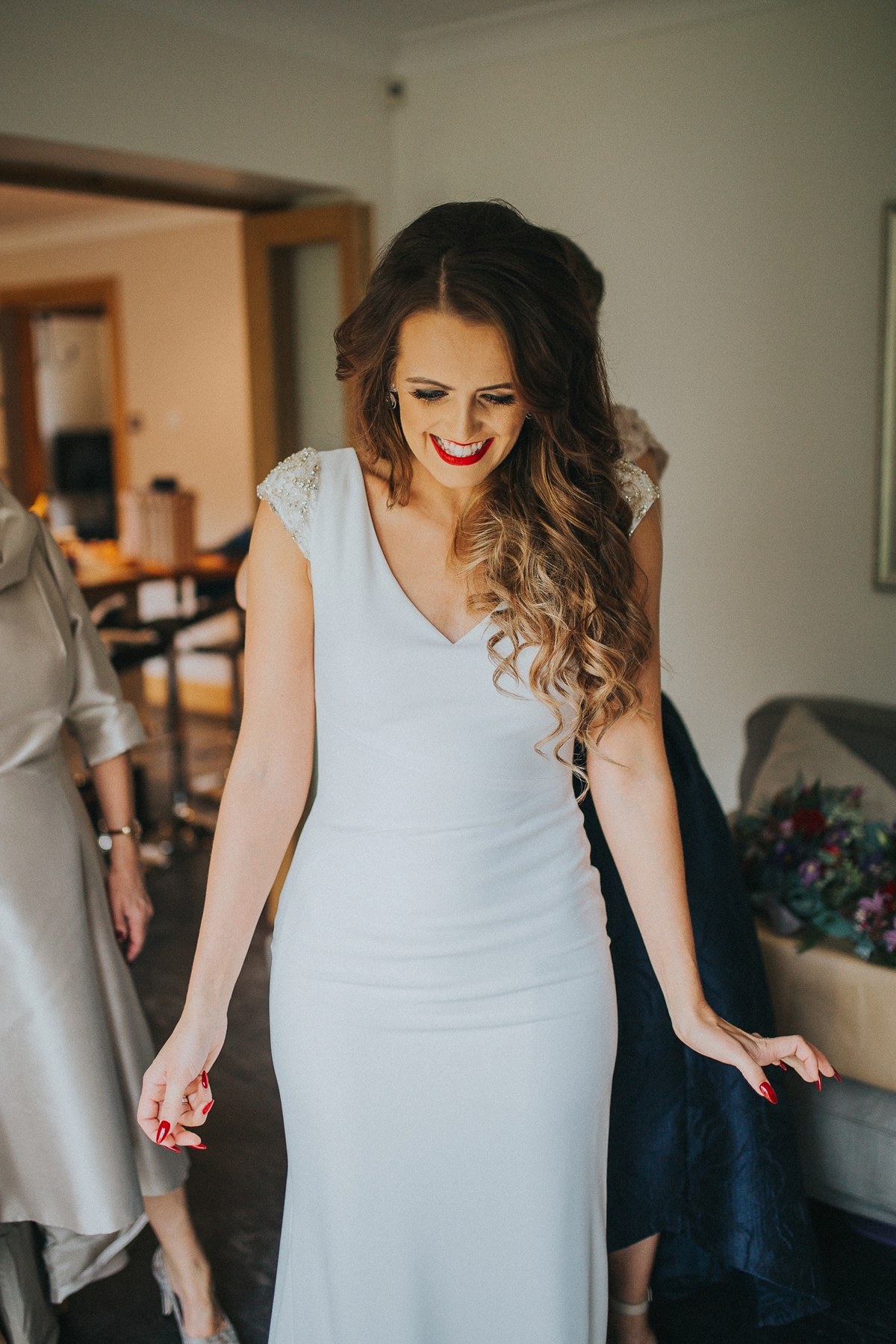 4 A backless St Patrick gown for a rustic and modern Scottish wedding