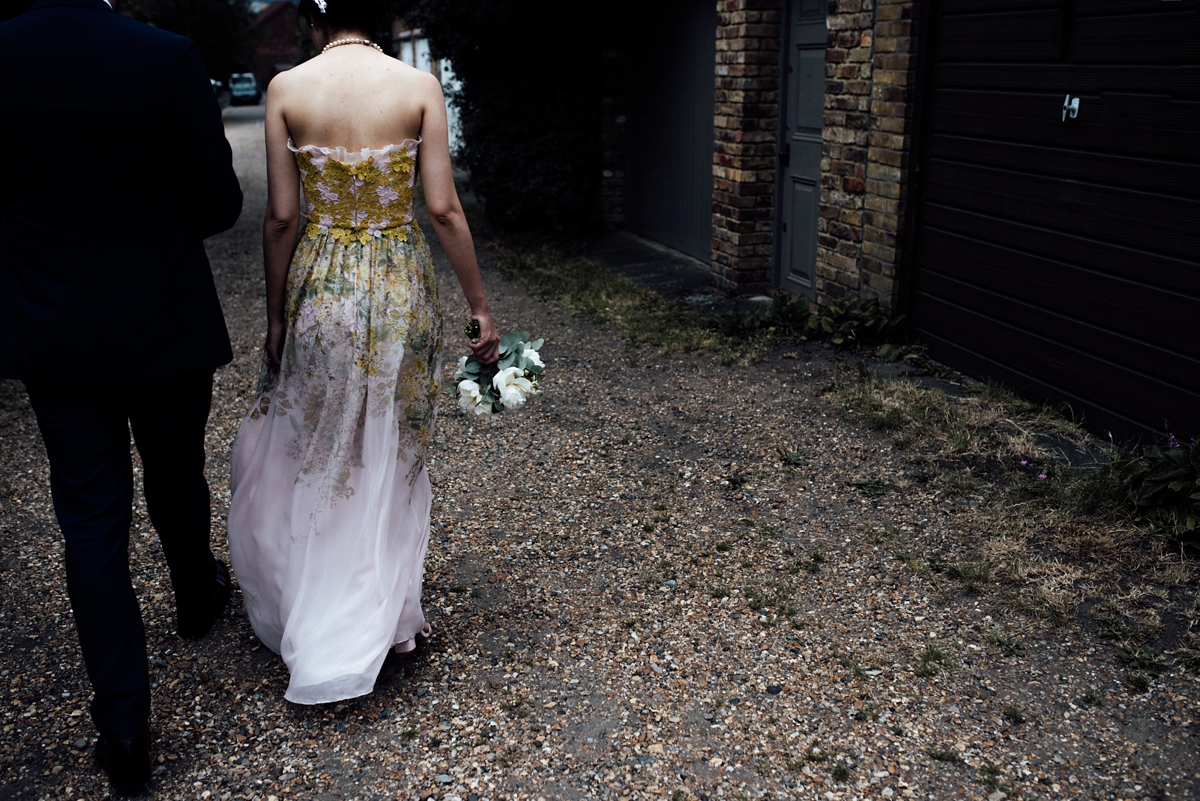 40 A Giambattista Valli dress for a multicultural and Japanese influenced London pub wedding