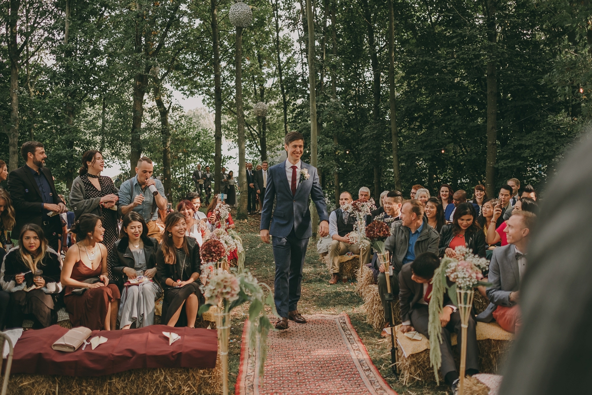 A First Look for an Enchanting Festival Inspired Wedding in the Woods ...