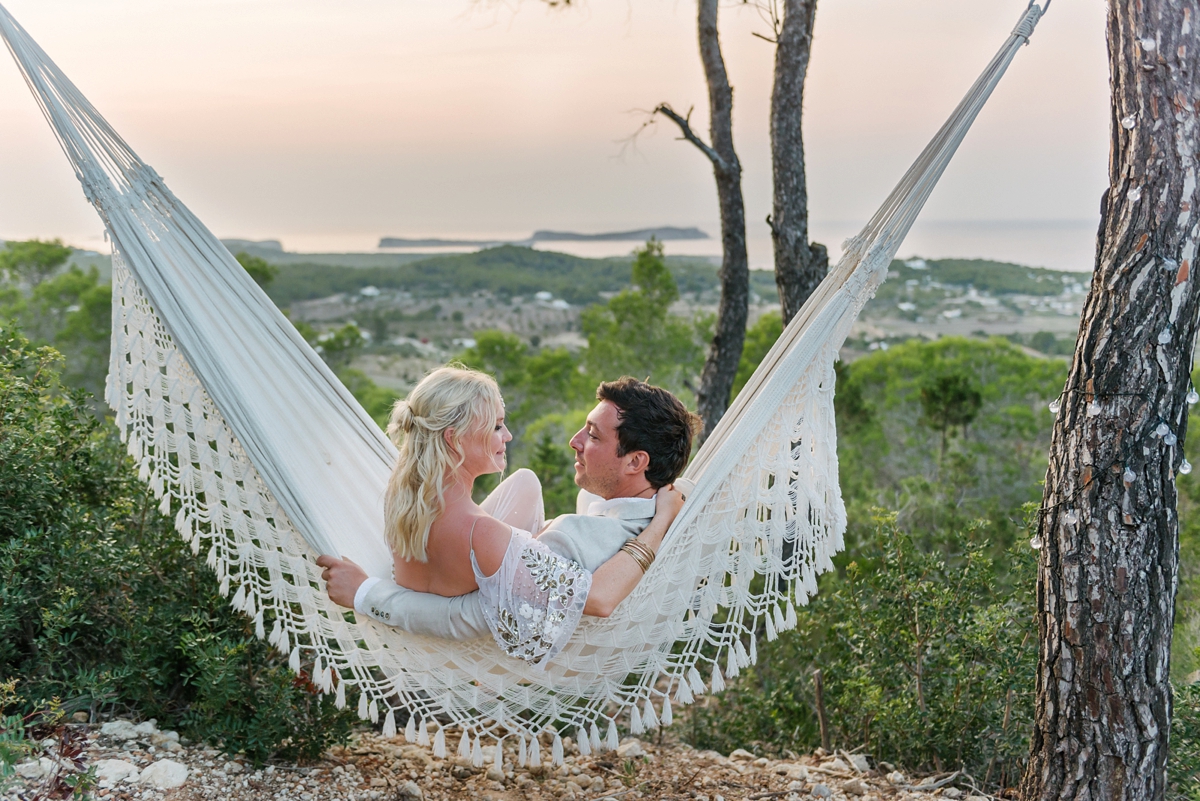 43 A Rue de Seine gown for a magical mountain top wedding in Ibiza