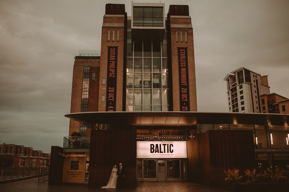 44 A Maggie Sottero gown for a Baltic Contemporary Art Gallery wedding in Gateshead