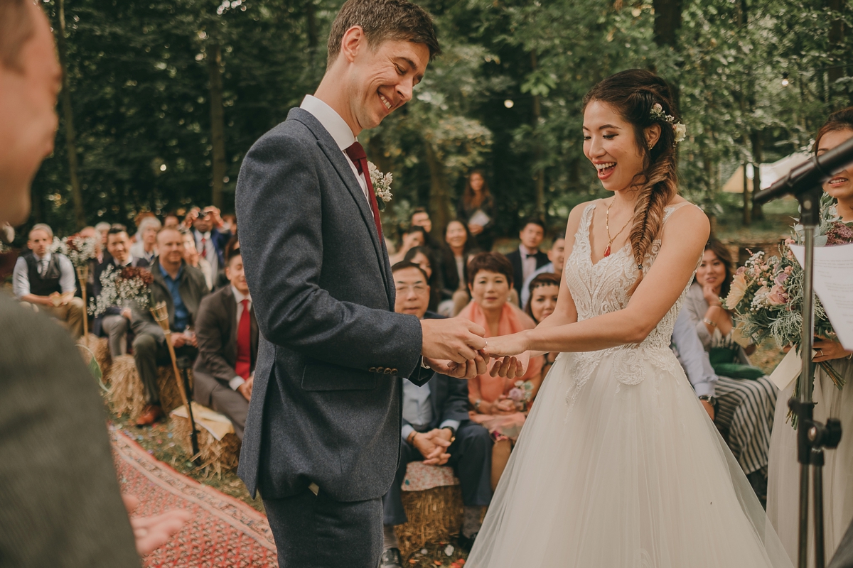 44 A festival inspired woodland wedding