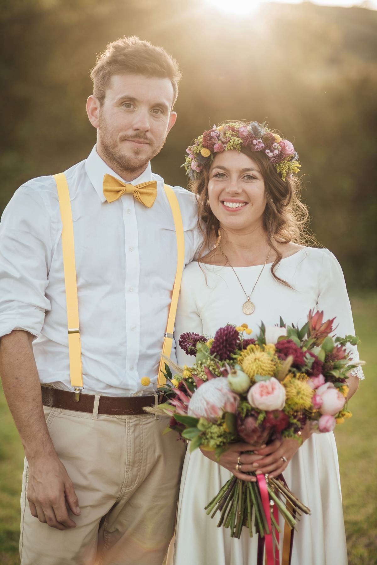 46 A handmade and natural outdoor wedding in Devon