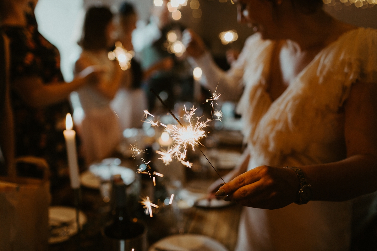 48 A Houghton NYC gown for bohemian inspired wedding on a farm