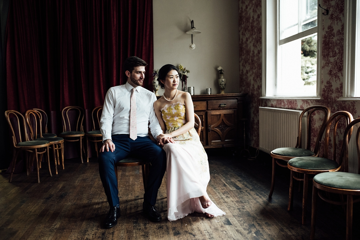 49 A Giambattista Valli dress for a multicultural and Japanese influenced London pub wedding