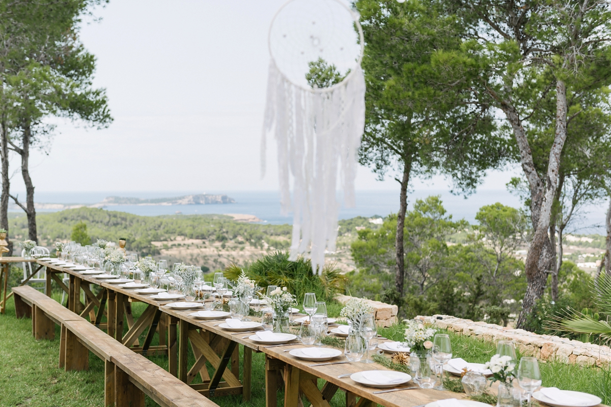 5 A Rue de Seine gown for a magical mountain top wedding in Ibiza