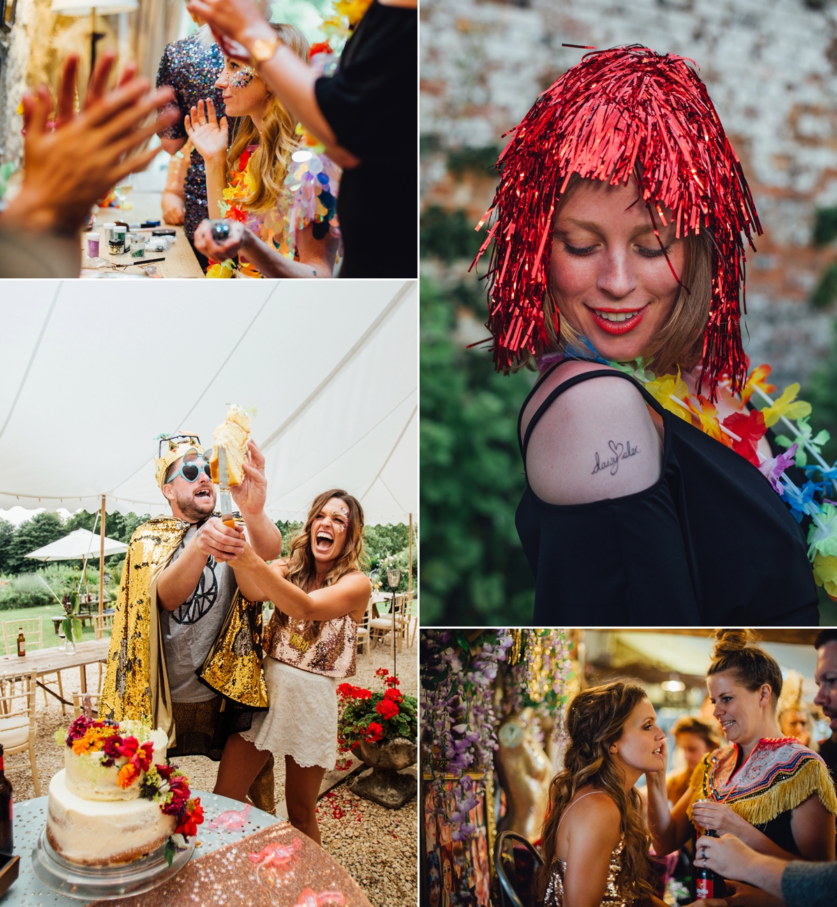 52 A fun summer disco wedding 1