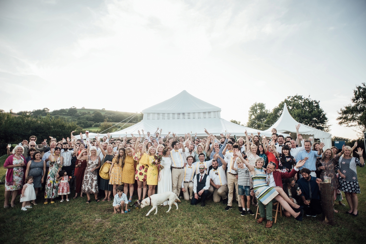 53 A handmade and natural outdoor wedding in Devon