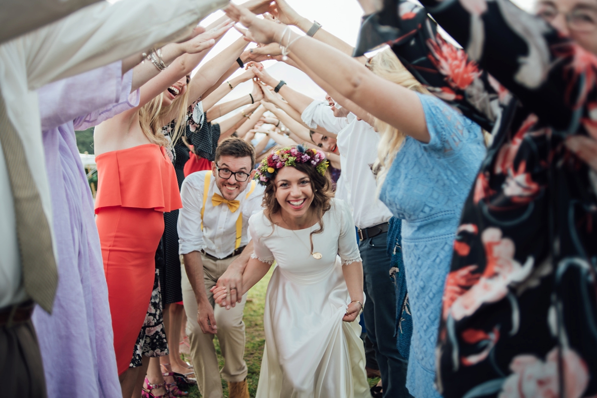 54 A handmade and natural outdoor wedding in Devon - A Sun and Flower-filled Country Wedding in Devon 54 A handmade and natural outdoor wedding in Devon
